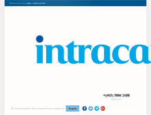 Tablet Screenshot of intracam.com.my